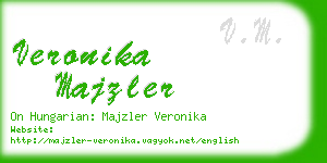 veronika majzler business card